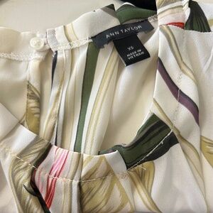 Ann Taylor Tropical halter top XS